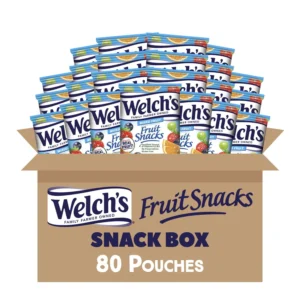 Welch’s Mixed Fruit Snacks 80ct – Gluten-Free Bulk Value Pack