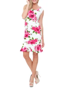 WN Women’s Floral Print Dress – Lightweight Summer Style