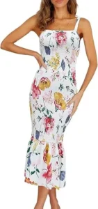 WN Women’s Floral Print Dress – Lightweight Summer Style