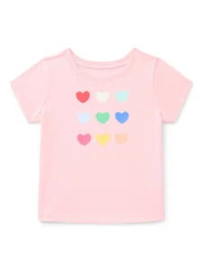 Wonder Nation Baby Girl Graphic Tee – Soft, Cute & Only $3.98