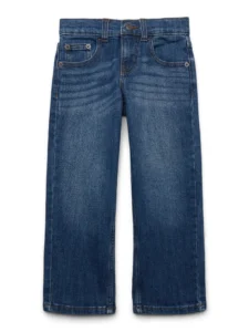 Wonder Nation Boys Relaxed Denim Jeans – Slim & Husky Sizes at $6.98