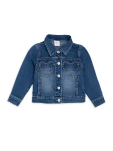 Wonder Nation Toddler Denim Jacket – Soft, Durable, 12M-5T