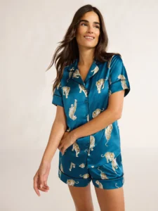 WTC Coffee Shorty Pajama Set – Cozy & Soft Sleepwear
