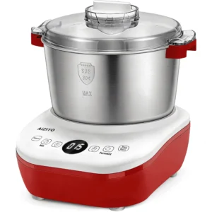 AIZIYO DoughChief 7 4QT Dough Maker Dough Mixer Ferment Function 304 Stainless Steel Bowl Removeable lid Face up Touch Panel Electric Dough Proofing