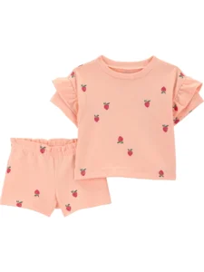 Carter’s Child of Mine Baby Girl Outfit Set, 2-Piece, Sizes 0/3-24