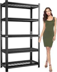 DYNALOAD 6000 lb Garage Shelving Unit – 5 Tier Heavy Duty Metal Storage