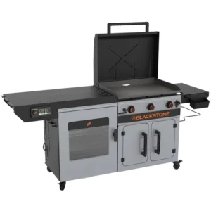 Heavy-Duty Combo Griddle: Flat Top + Grill Station
