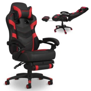 RESPAWN 110 Pro Gaming Chair Gaming Chair Footrest Reclining Gaming Chair Video Gaming Computer Desk Chair Adjustable Desk Chair Gaming Chairs Adults