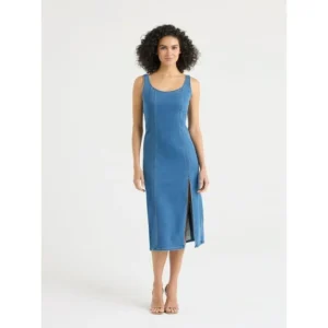 Sofia by Sofia Vergara Women’s and Women’s Plus Size Mock Denim Knit