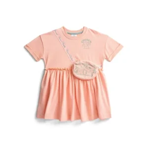 Toy Story Toddler Girl s Short Sleeve Graphic Dress with 3D Bag Sizes 12M 5T