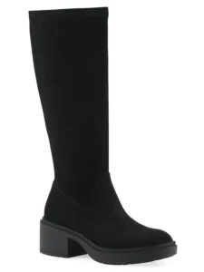 White Mountain Women’s Faux Suede Tall Stretch Boot – Comfort Fit