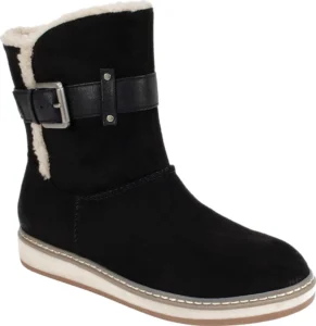 White Mountain Women’s Faux Suede Tall Stretch Boot – Comfort Fit